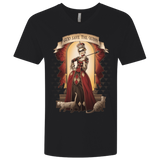 T-Shirts Black / X-Small God Save The Quinn Men's Premium V-Neck
