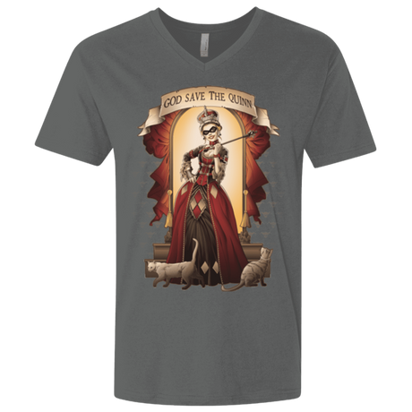 T-Shirts Heavy Metal / X-Small God Save The Quinn Men's Premium V-Neck
