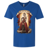T-Shirts Royal / X-Small God Save The Quinn Men's Premium V-Neck