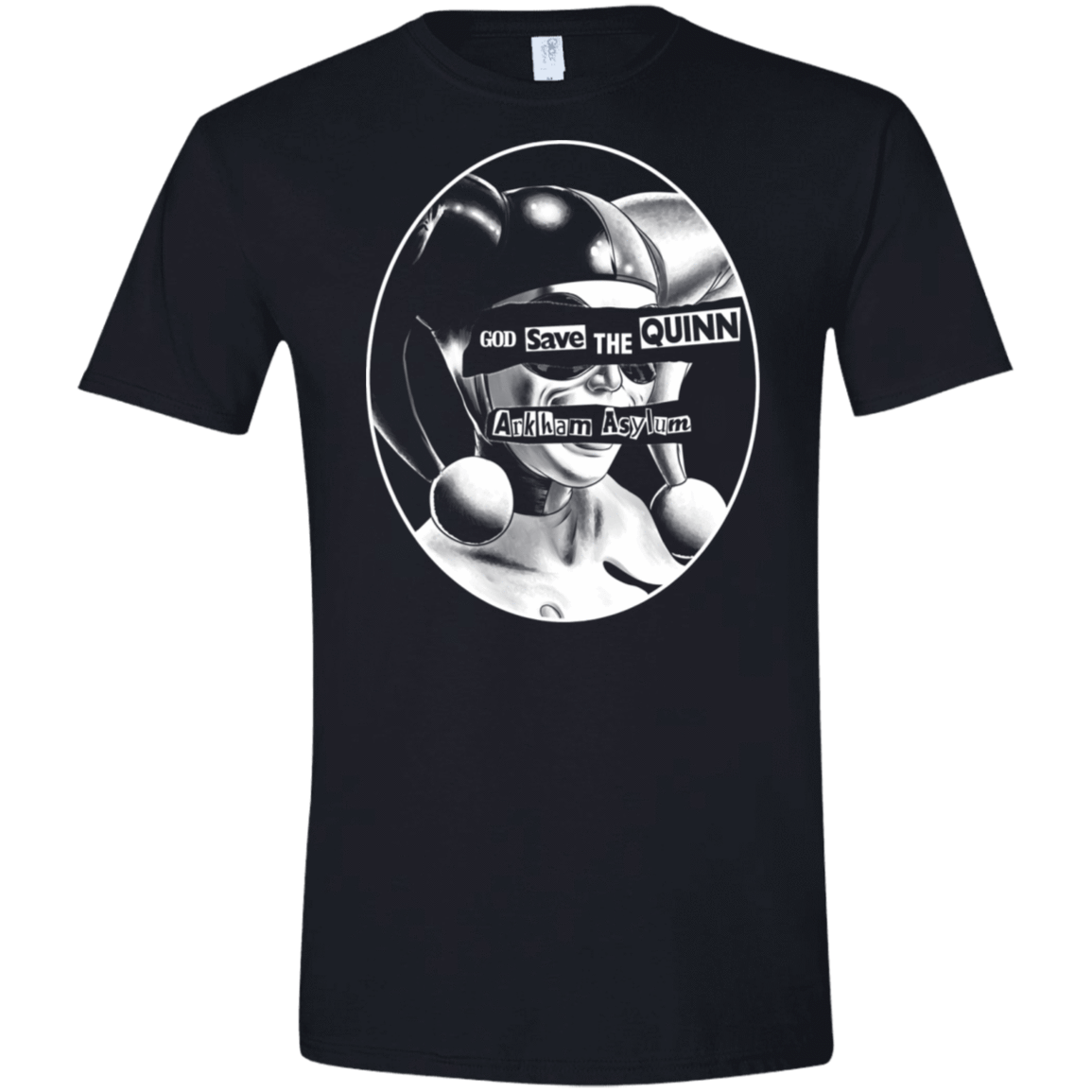 T-Shirts Black / X-Small God Save The Quinn Men's Semi-Fitted Softstyle