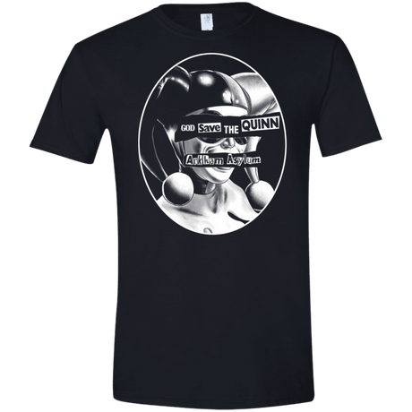 T-Shirts Black / X-Small God Save The Quinn Men's Semi-Fitted Softstyle