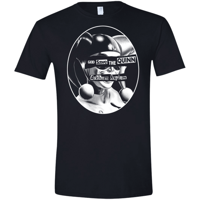 T-Shirts Black / X-Small God Save The Quinn Men's Semi-Fitted Softstyle