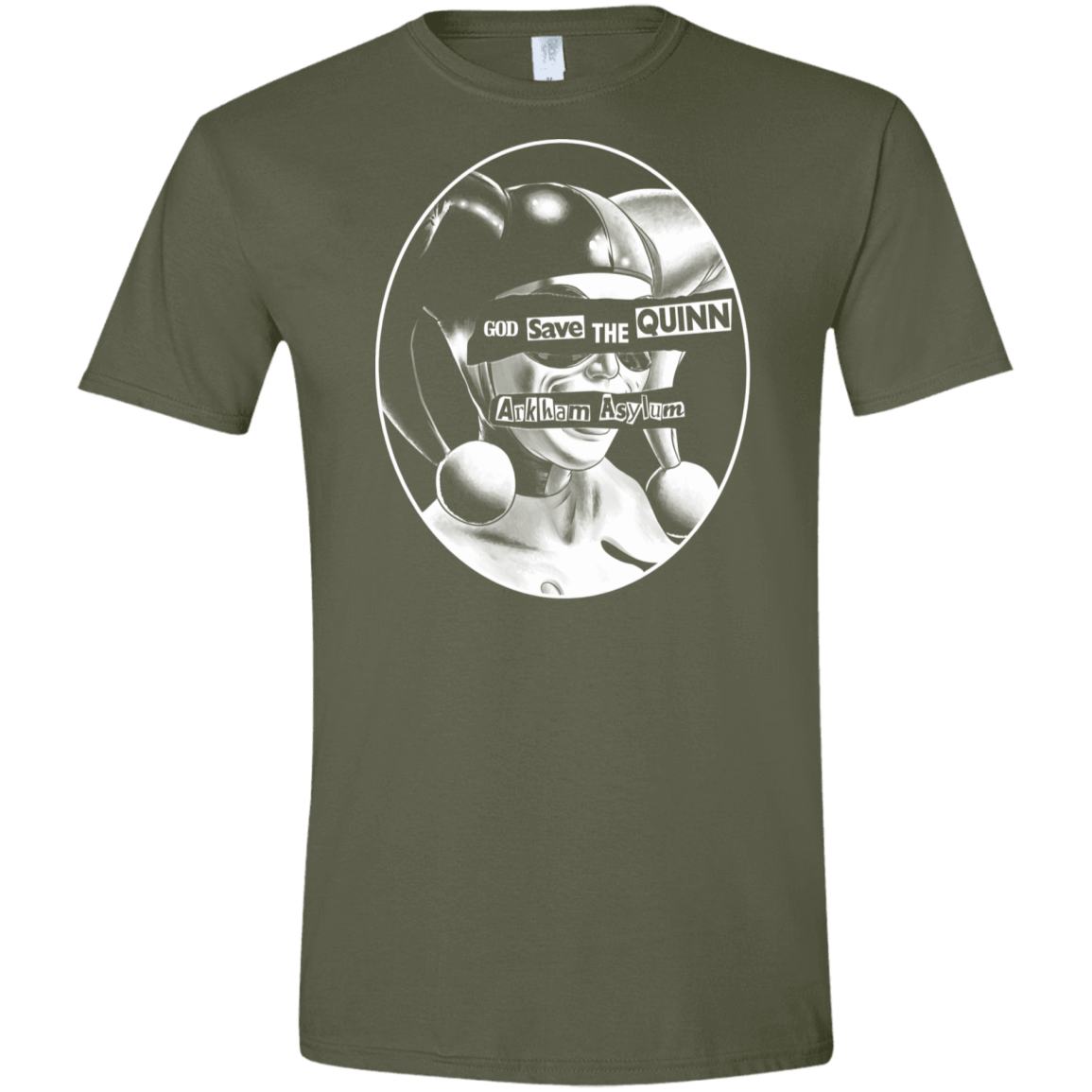 T-Shirts Military Green / S God Save The Quinn Men's Semi-Fitted Softstyle