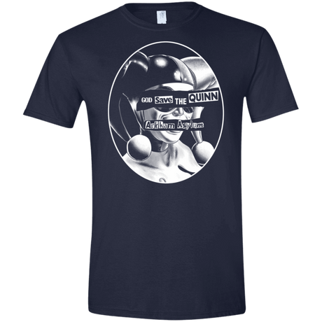 T-Shirts Navy / X-Small God Save The Quinn Men's Semi-Fitted Softstyle
