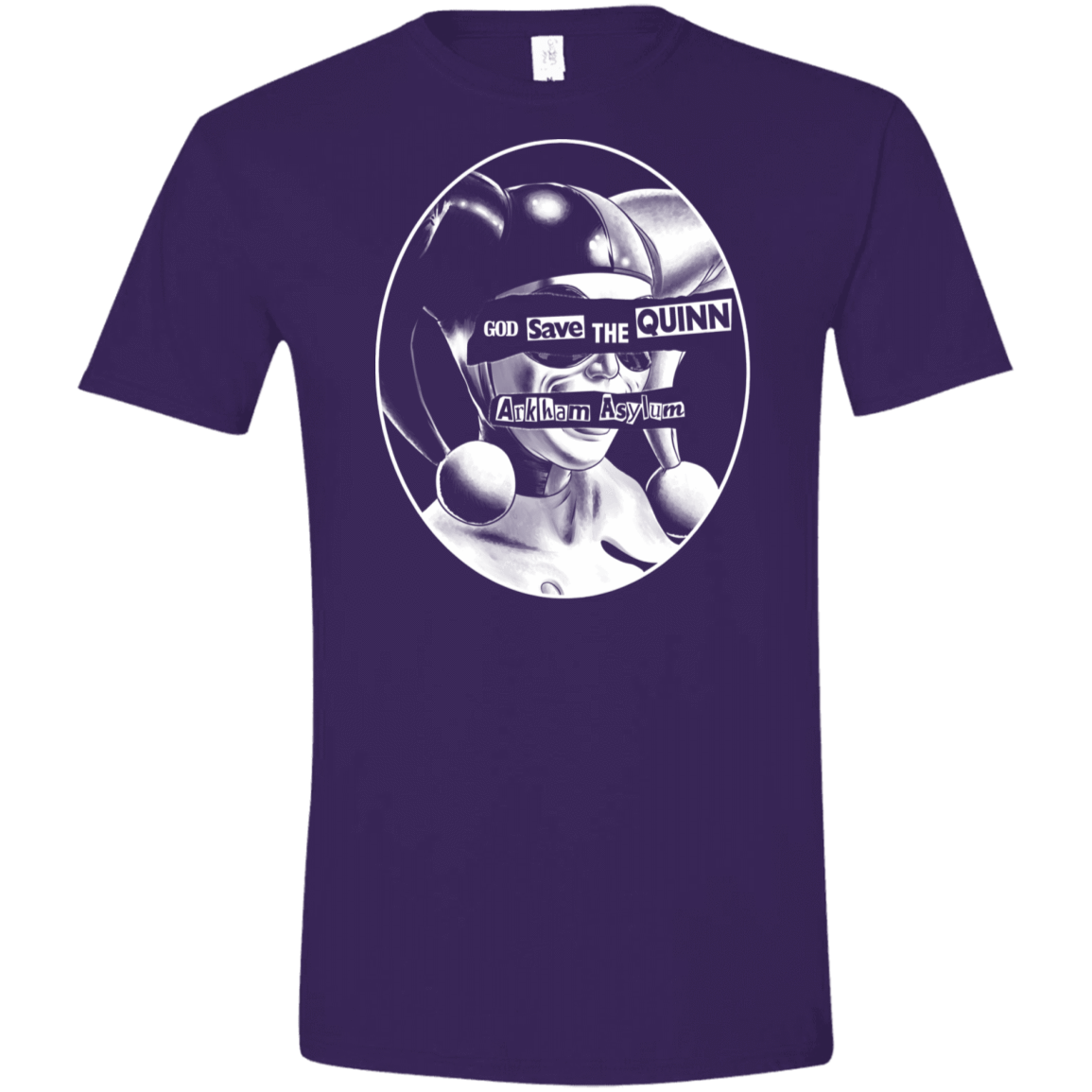 T-Shirts Purple / S God Save The Quinn Men's Semi-Fitted Softstyle