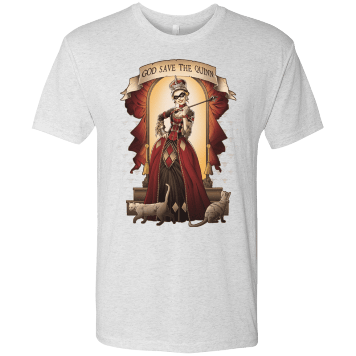 T-Shirts Heather White / Small God Save The Quinn Men's Triblend T-Shirt