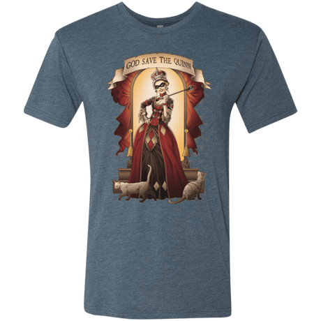 T-Shirts Indigo / Small God Save The Quinn Men's Triblend T-Shirt
