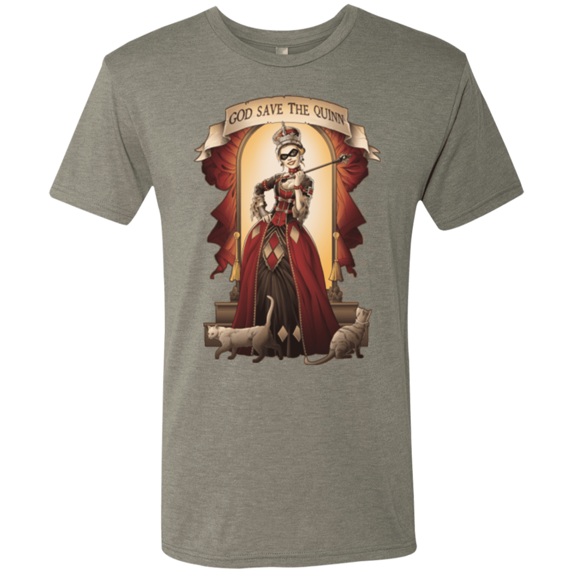 T-Shirts Venetian Grey / Small God Save The Quinn Men's Triblend T-Shirt