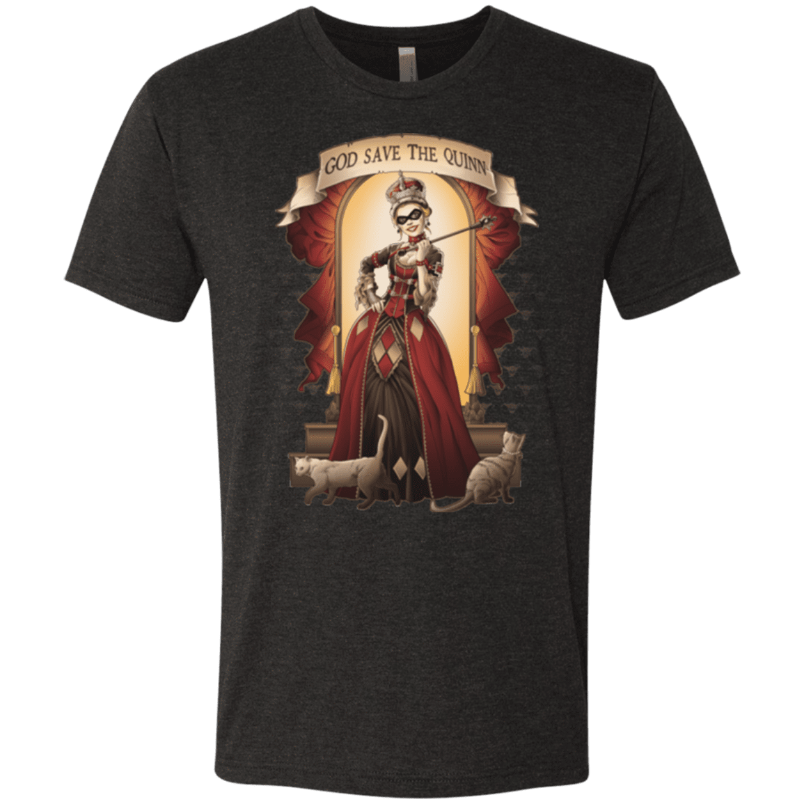 T-Shirts Vintage Black / Small God Save The Quinn Men's Triblend T-Shirt