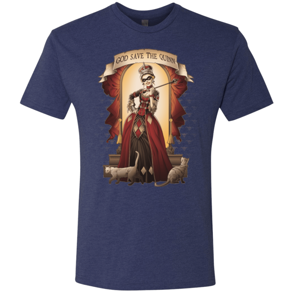 T-Shirts Vintage Navy / Small God Save The Quinn Men's Triblend T-Shirt