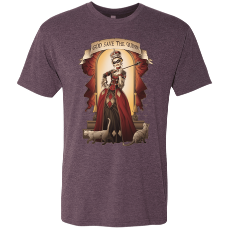 T-Shirts Vintage Purple / Small God Save The Quinn Men's Triblend T-Shirt