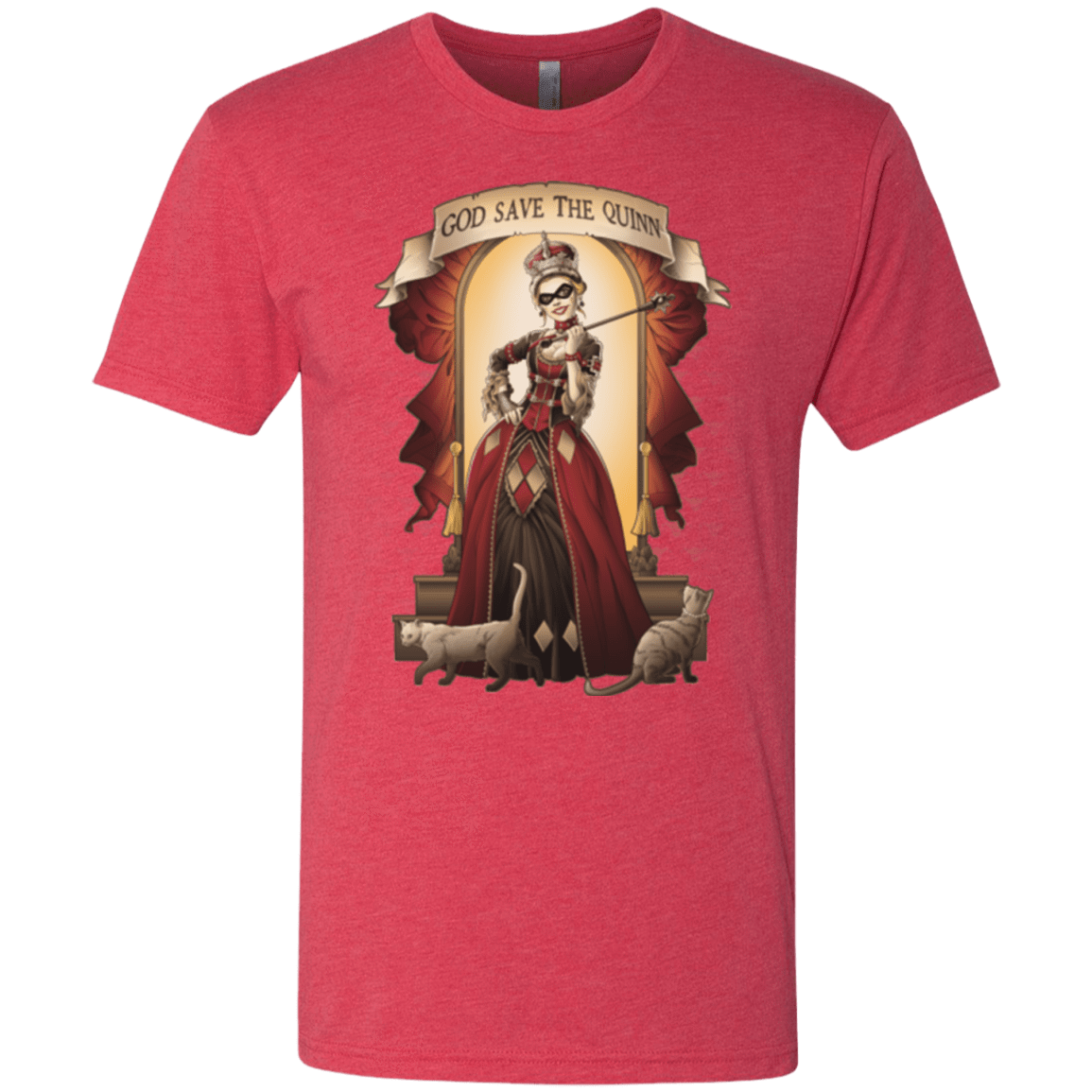 T-Shirts Vintage Red / Small God Save The Quinn Men's Triblend T-Shirt