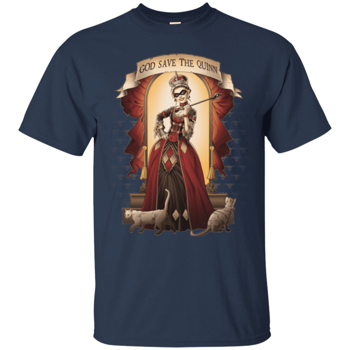 T-Shirts Navy / Small God Save The Quinn T-Shirt