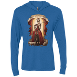 T-Shirts Vintage Royal / X-Small God Save The Quinn Triblend Long Sleeve Hoodie Tee