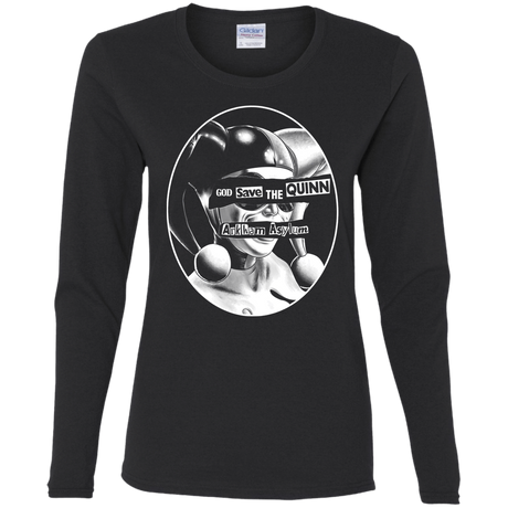 T-Shirts Black / S God Save The Quinn Women's Long Sleeve T-Shirt