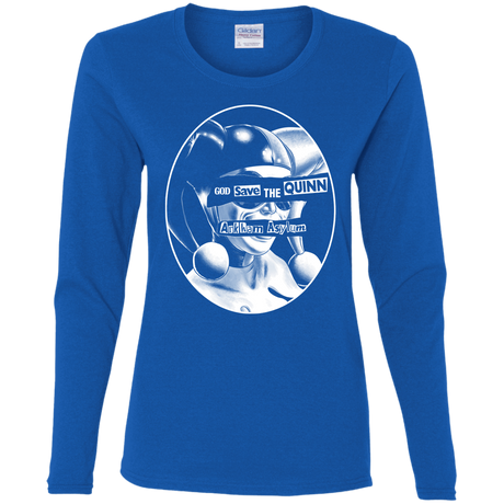 T-Shirts Royal / S God Save The Quinn Women's Long Sleeve T-Shirt