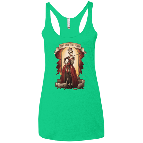 T-Shirts Envy / X-Small God Save The Quinn Women's Triblend Racerback Tank