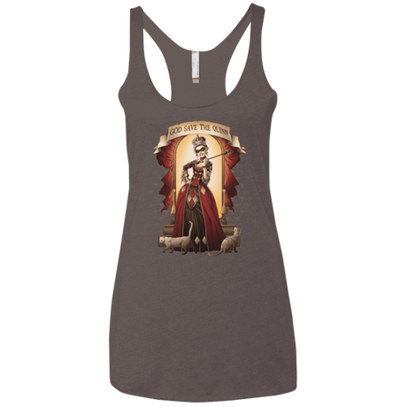 T-Shirts Macchiato / X-Small God Save The Quinn Women's Triblend Racerback Tank