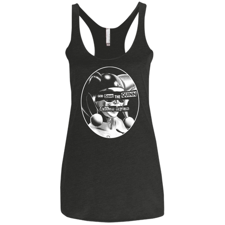 T-Shirts Vintage Black / X-Small God Save The Quinn Women's Triblend Racerback Tank