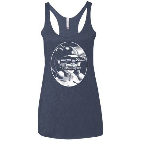 T-Shirts Vintage Navy / X-Small God Save The Quinn Women's Triblend Racerback Tank