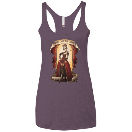 T-Shirts Vintage Purple / X-Small God Save The Quinn Women's Triblend Racerback Tank