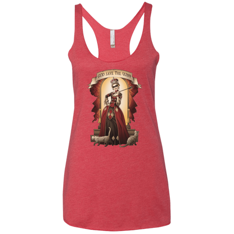 T-Shirts Vintage Red / X-Small God Save The Quinn Women's Triblend Racerback Tank