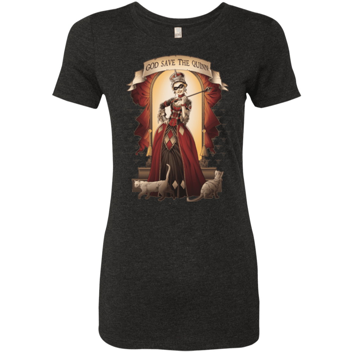 T-Shirts Vintage Black / Small God Save The Quinn Women's Triblend T-Shirt