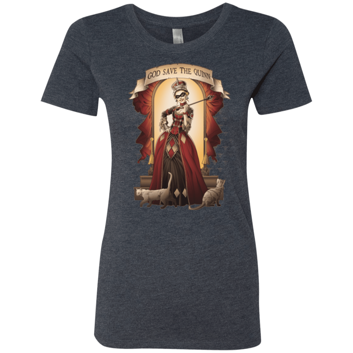 T-Shirts Vintage Navy / Small God Save The Quinn Women's Triblend T-Shirt