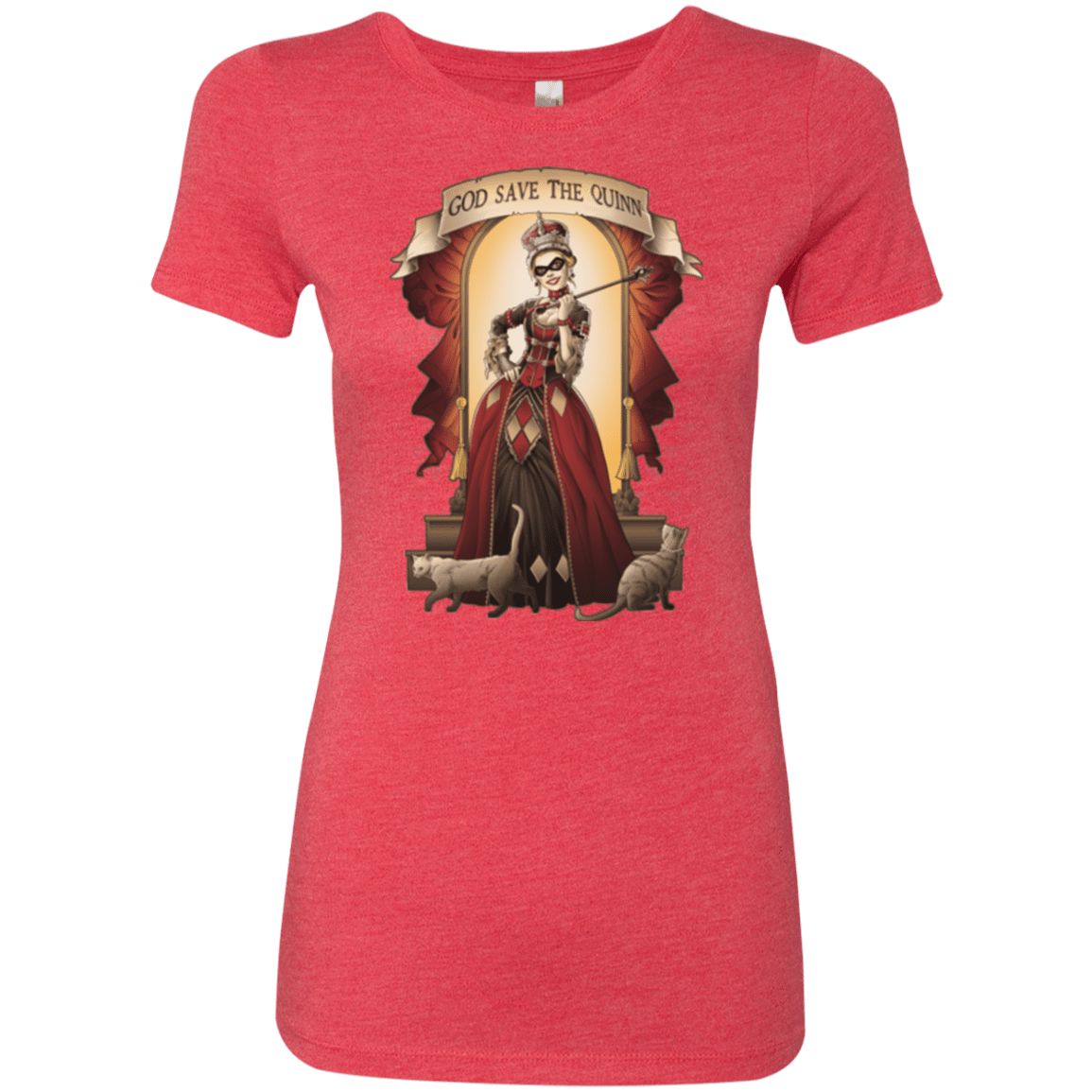 T-Shirts Vintage Red / Small God Save The Quinn Women's Triblend T-Shirt