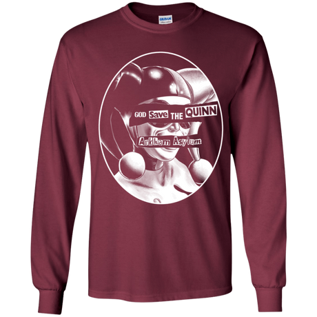 T-Shirts Maroon / YS God Save The Quinn Youth Long Sleeve T-Shirt
