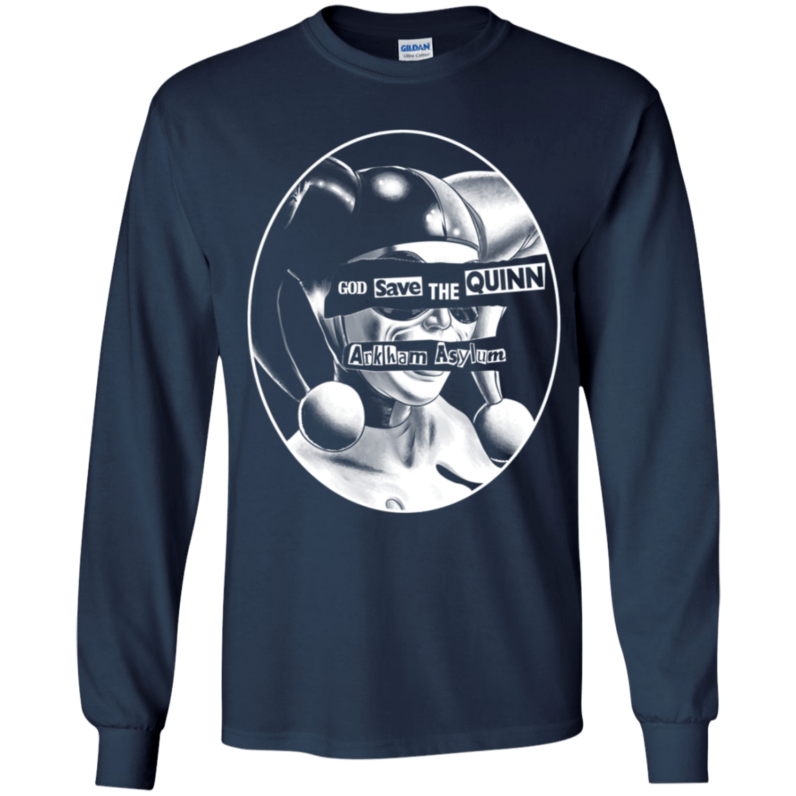 T-Shirts Navy / YS God Save The Quinn Youth Long Sleeve T-Shirt