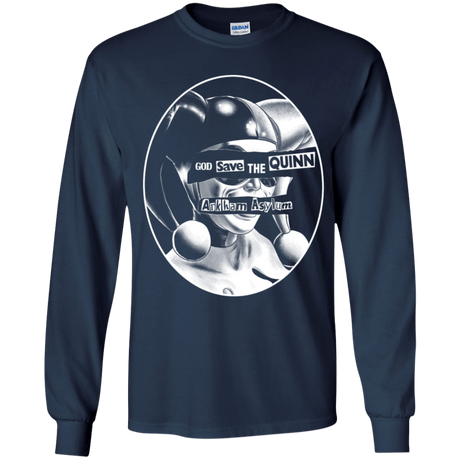 T-Shirts Navy / YS God Save The Quinn Youth Long Sleeve T-Shirt