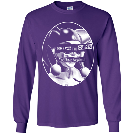 T-Shirts Purple / YS God Save The Quinn Youth Long Sleeve T-Shirt