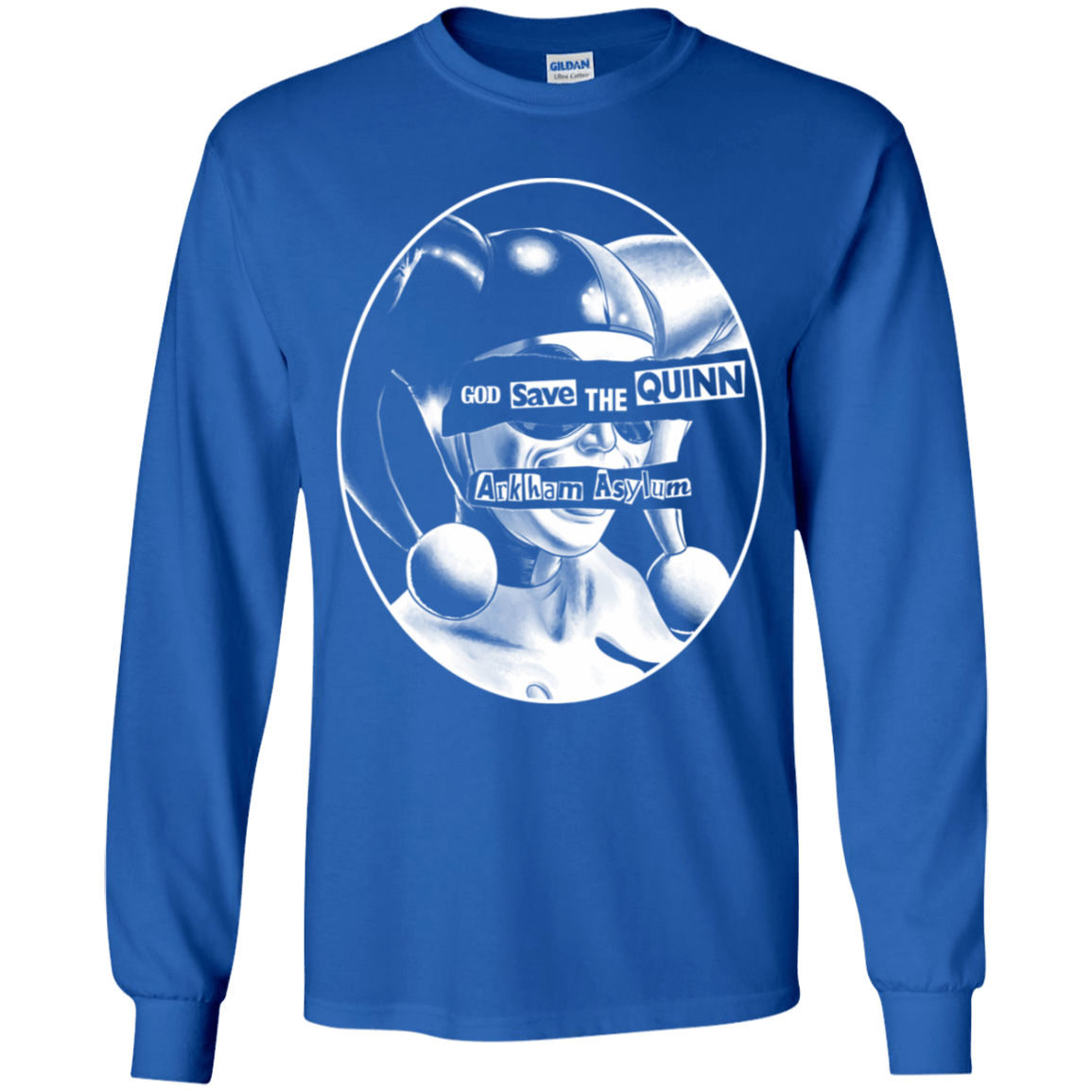 T-Shirts Royal / YS God Save The Quinn Youth Long Sleeve T-Shirt
