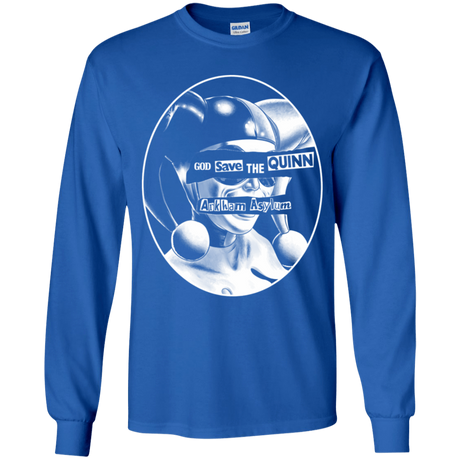 T-Shirts Royal / YS God Save The Quinn Youth Long Sleeve T-Shirt