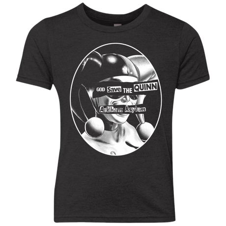 T-Shirts Vintage Black / YXS God Save The Quinn Youth Triblend T-Shirt