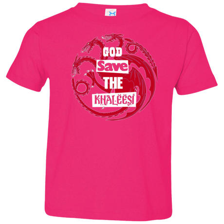 T-Shirts Hot Pink / 2T God save Toddler Premium T-Shirt