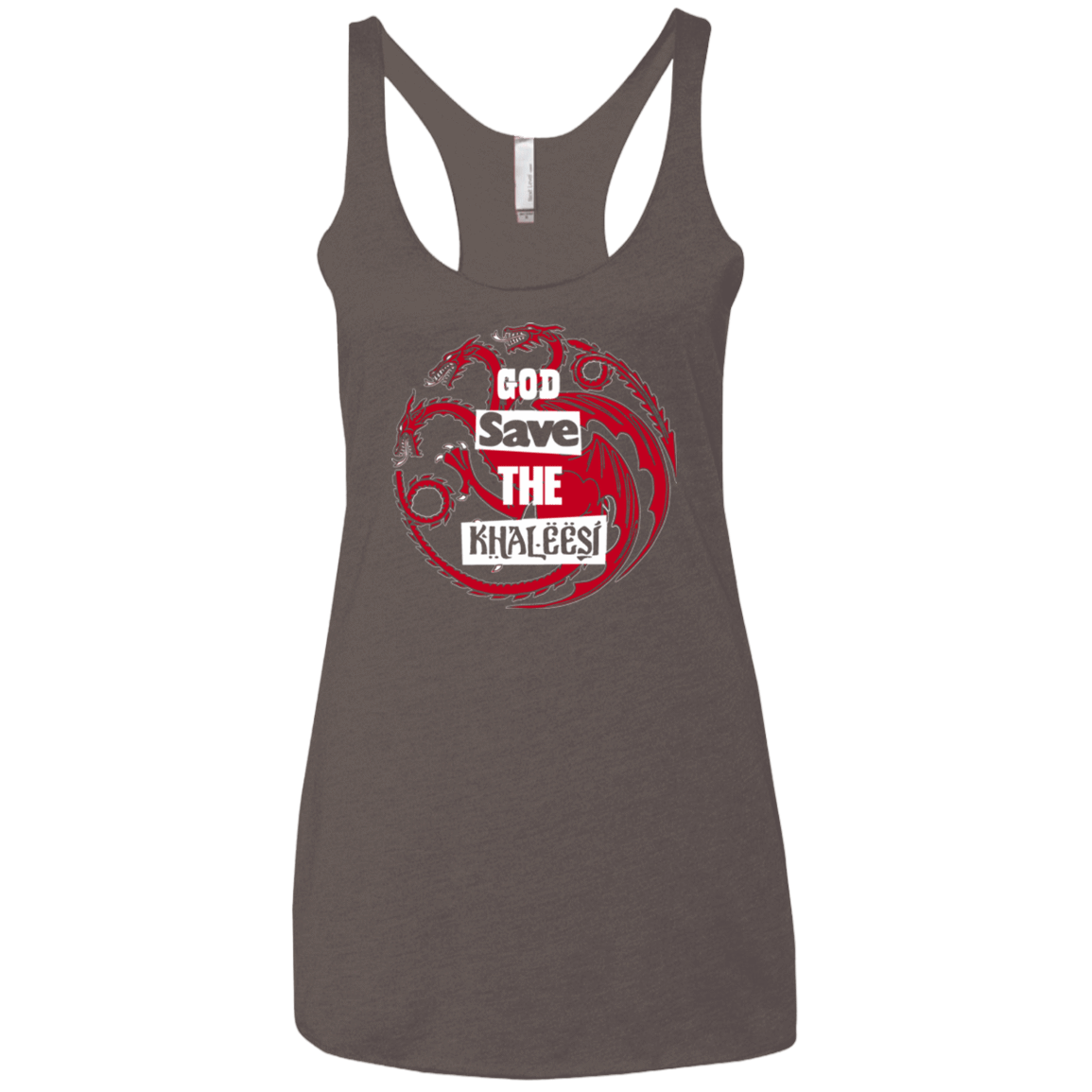 T-Shirts Macchiato / X-Small God save Women's Triblend Racerback Tank