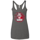 T-Shirts Premium Heather / X-Small God save Women's Triblend Racerback Tank