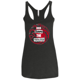 T-Shirts Vintage Black / X-Small God save Women's Triblend Racerback Tank
