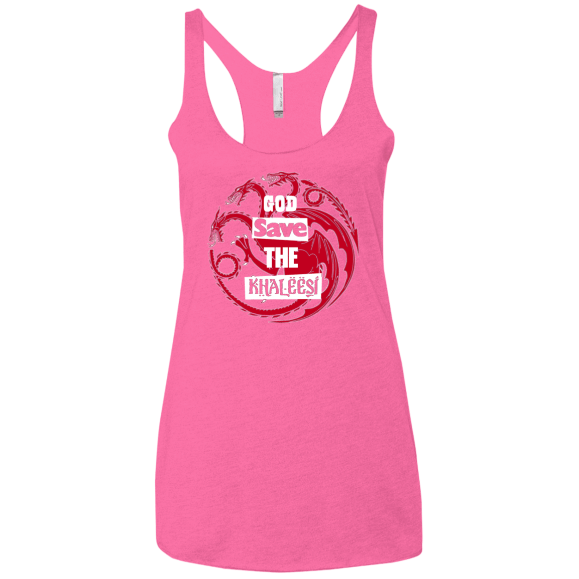 T-Shirts Vintage Pink / X-Small God save Women's Triblend Racerback Tank