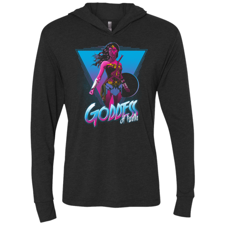 T-Shirts Vintage Black / X-Small Goddess of truth Triblend Long Sleeve Hoodie Tee
