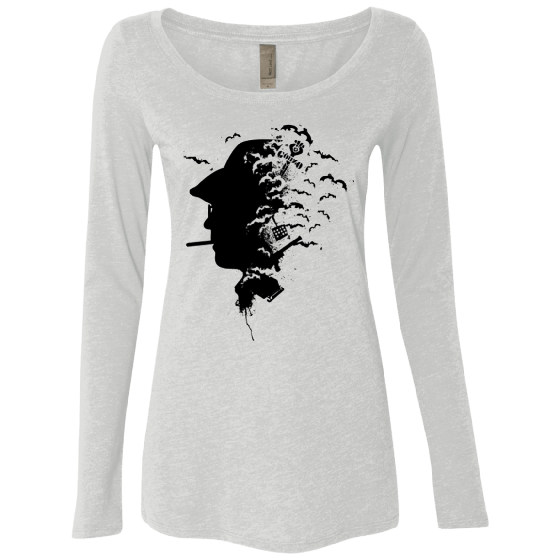 T-Shirts Heather White / Small Going Gonzo Women's Triblend Long Sleeve Shirt
