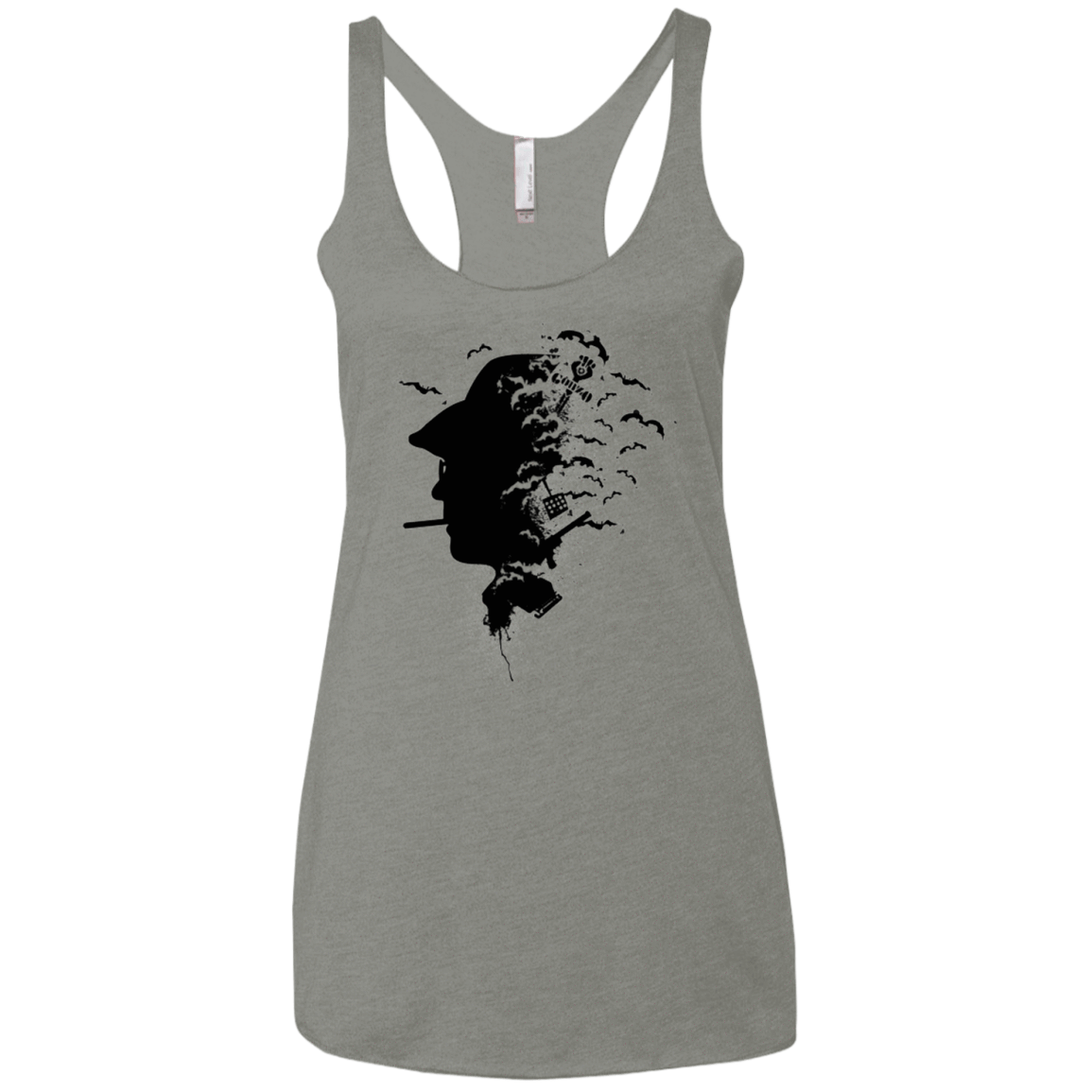 T-Shirts Venetian Grey / X-Small Going Gonzo Women's Triblend Racerback Tank