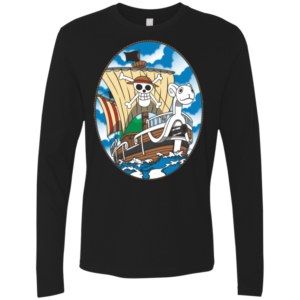 T-Shirts Black / Small Going Merry Men's Premium Long Sleeve