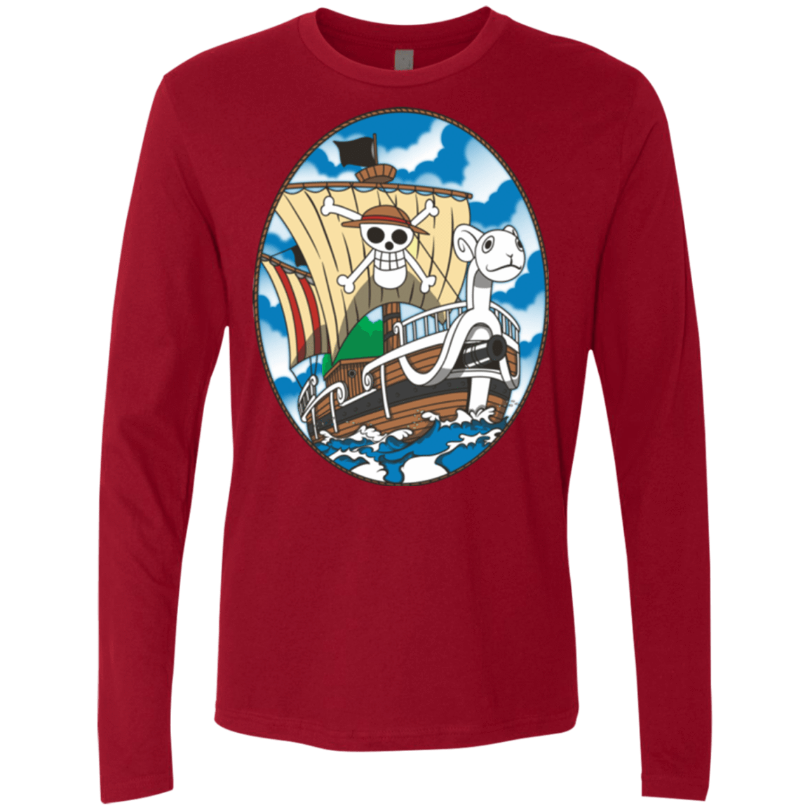 T-Shirts Cardinal / Small Going Merry Men's Premium Long Sleeve