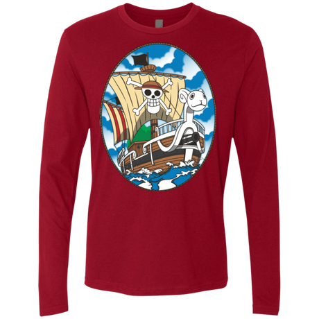 T-Shirts Cardinal / Small Going Merry Men's Premium Long Sleeve