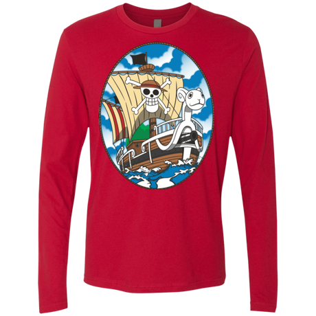 T-Shirts Red / Small Going Merry Men's Premium Long Sleeve