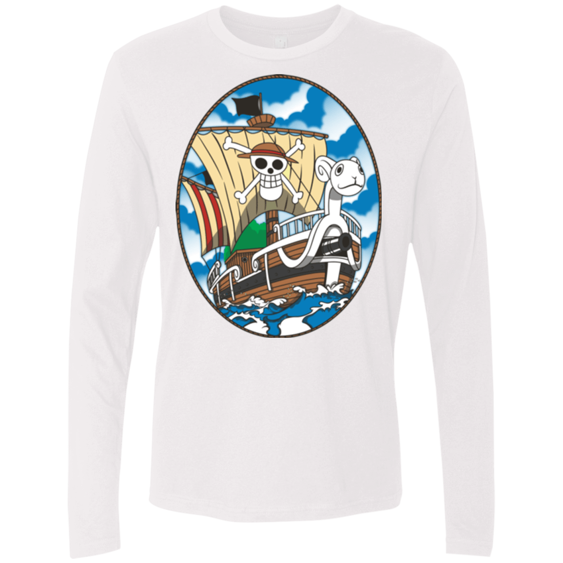 T-Shirts White / Small Going Merry Men's Premium Long Sleeve