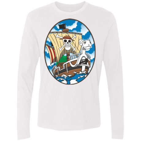 T-Shirts White / Small Going Merry Men's Premium Long Sleeve